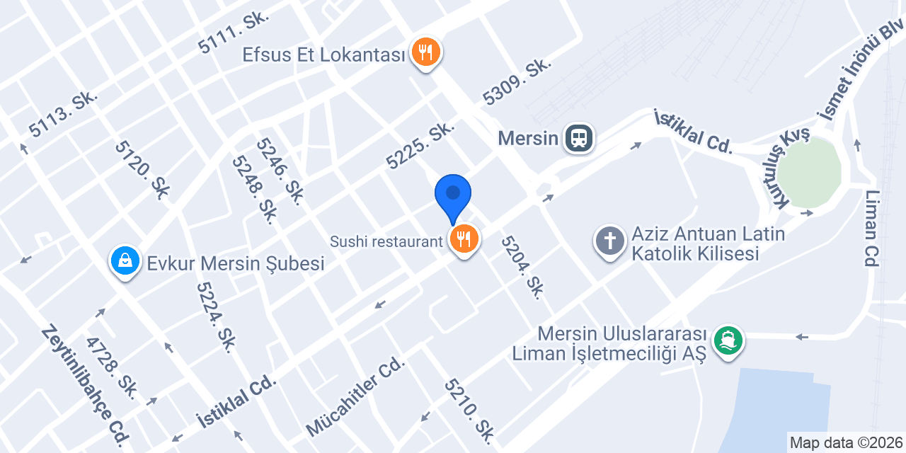 Özdinçler Uluslararası Nakliyat konumu
