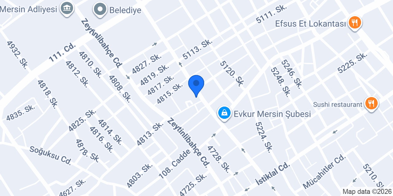 MGİ Mersin Güney İlaçlama konumu