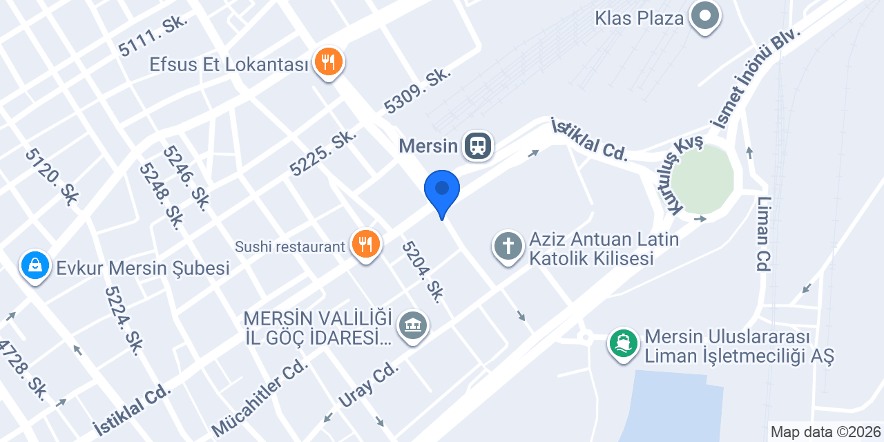İstasyon Psikoteknik Mersin konumu