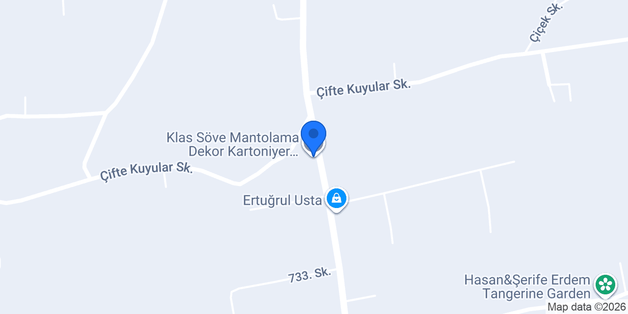 Klas Söve Mantolama Dekor Kartoniyer Imalat Satiş konumu