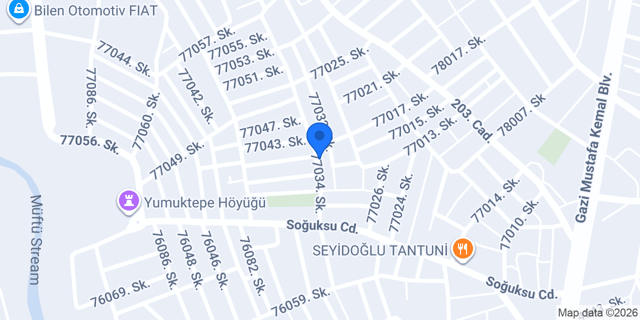 Ezel Koltuk Döşeme konumu