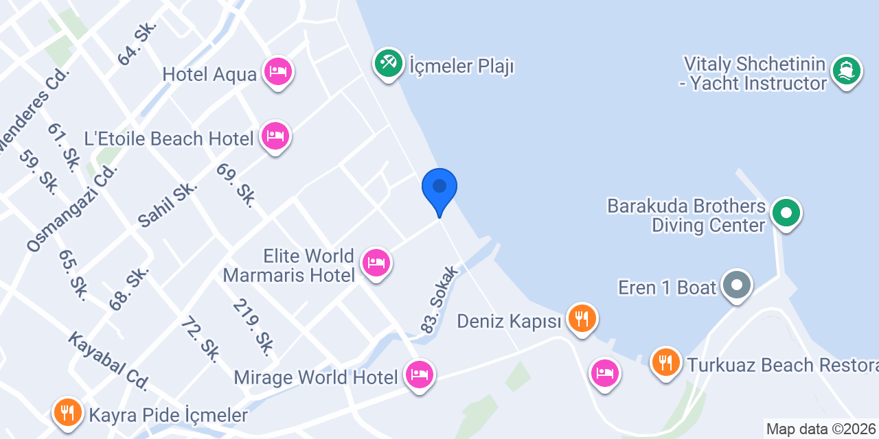 Ibiza Beach Cafe & Bar konumu