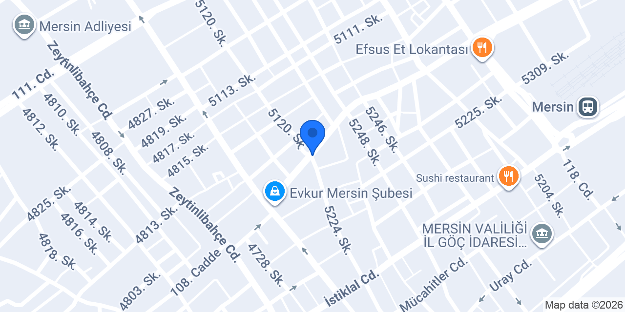 Özkan Tantuni Merkez Şube konumu