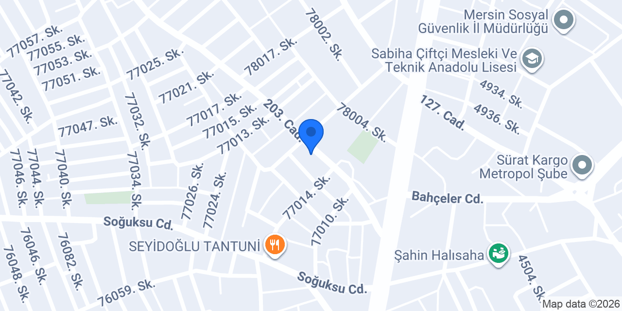 Mersin Özcanlar Temizlik konumu