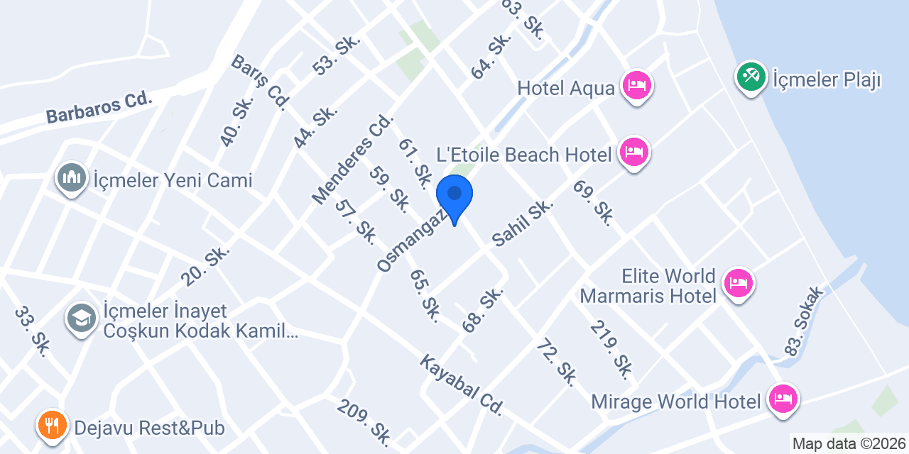 Eda Hotel konumu
