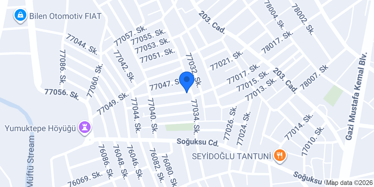 AYAZ TANTUNİ (DEMİRTAŞ) konumu