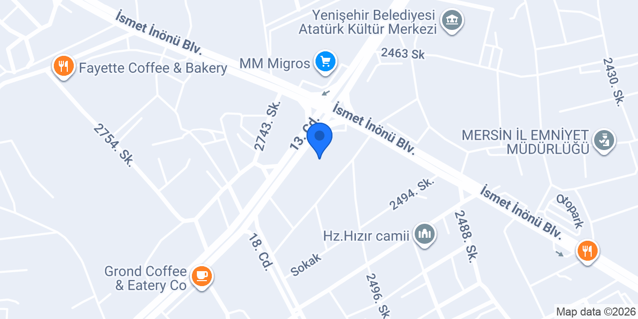 Çadır Aspava Yenişehir konumu