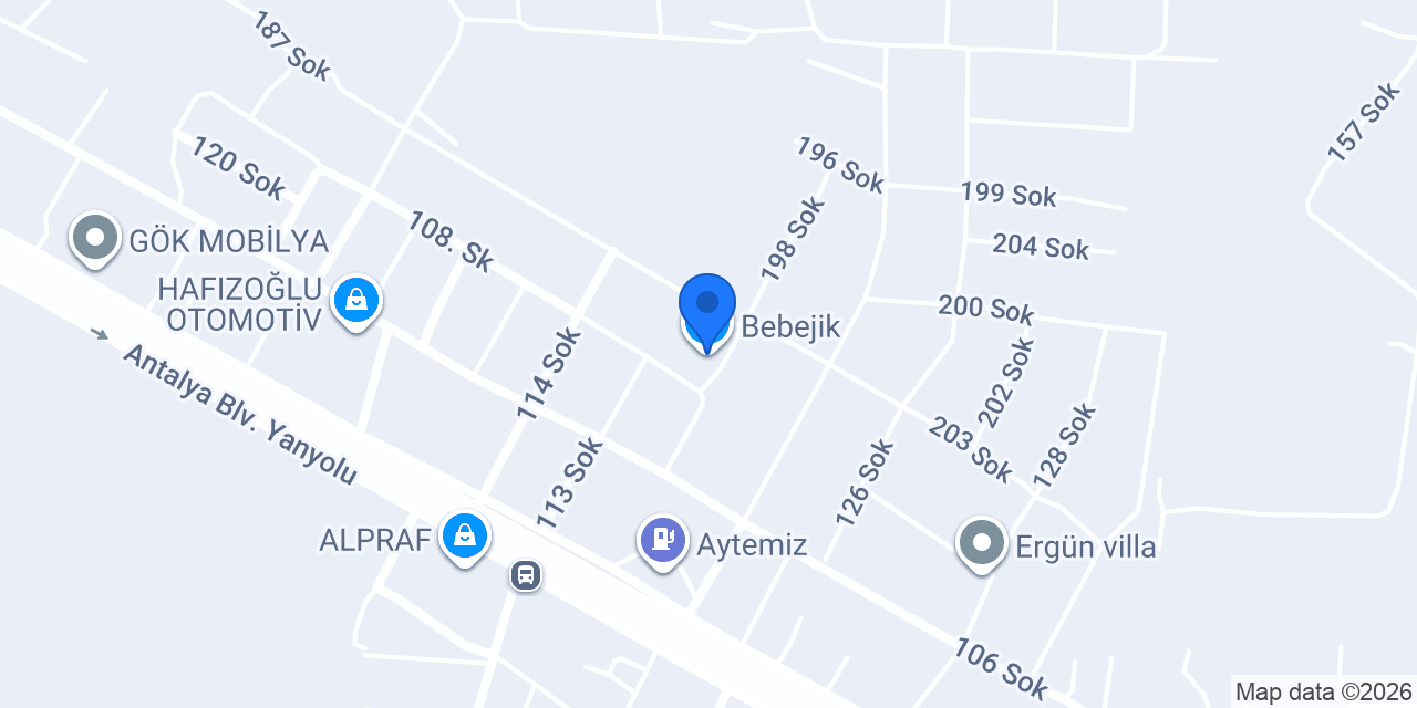 Bebejik konumu