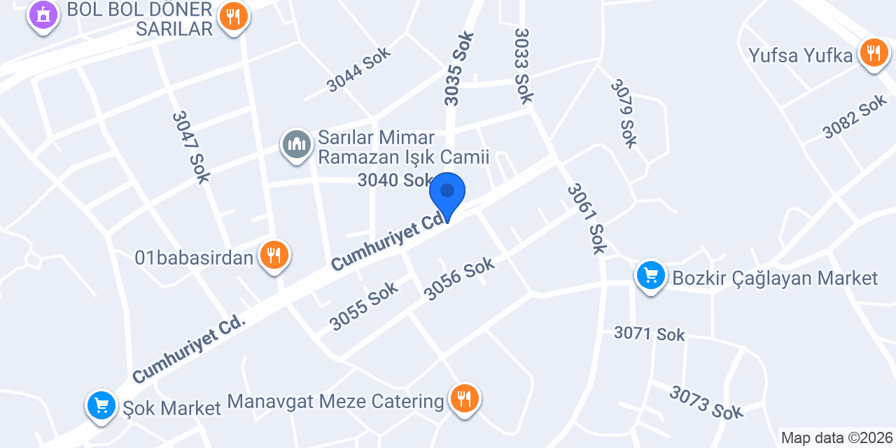 Toprakpınar Import Shop konumu