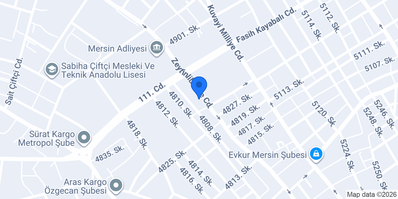 Çınar Patiseri konumu