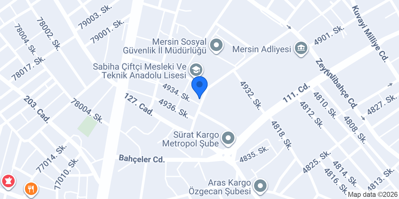 Seyran Çiçekçilik ve Peyzaj konumu