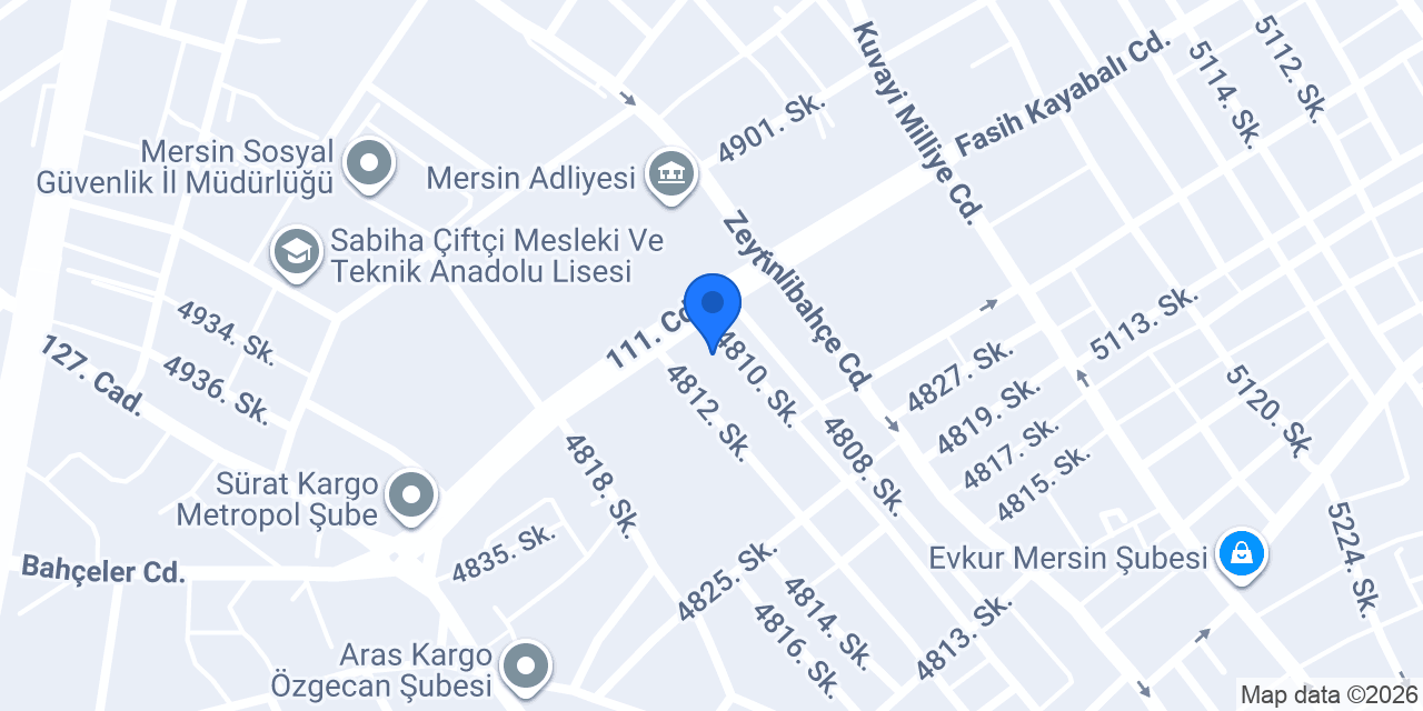 MERSİN SİAR SİGORTA konumu