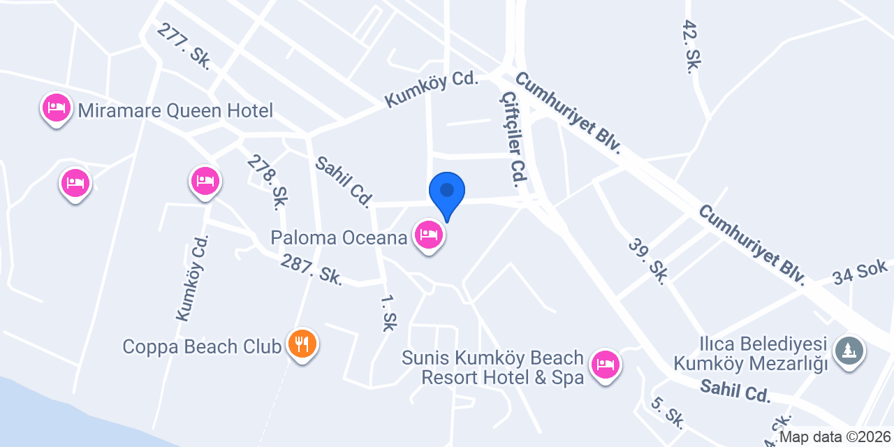 IC optik Kumköy konumu