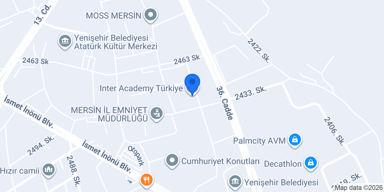 Inter Academy Türkiye konumu