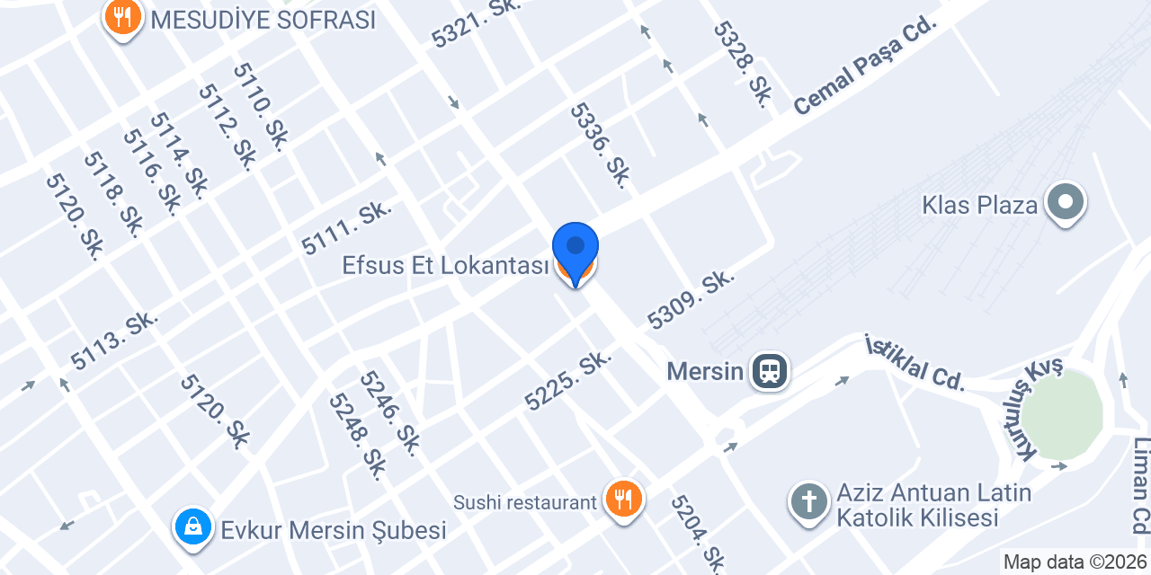 Efsus Et Lokantası konumu
