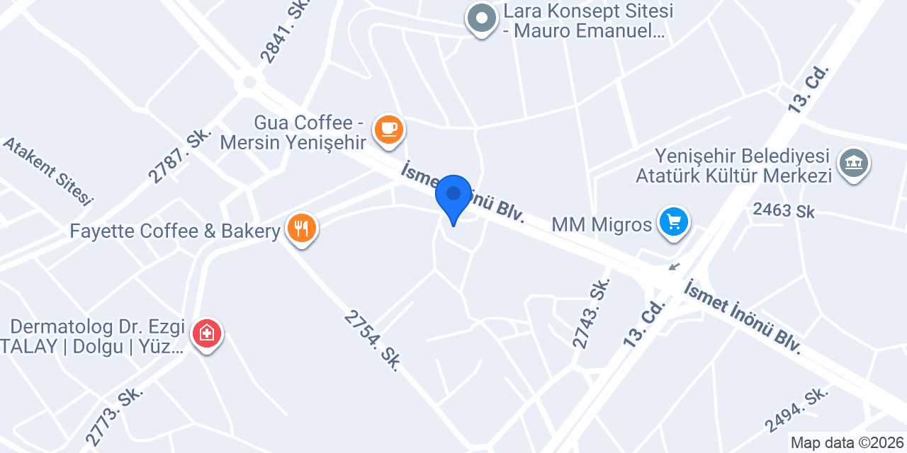 Kuaför Zeki Özbek konumu