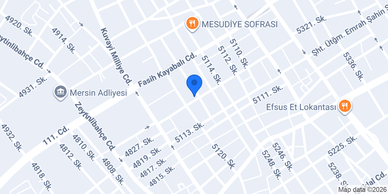 Kerebiççi Hayri Usta Mersin konumu