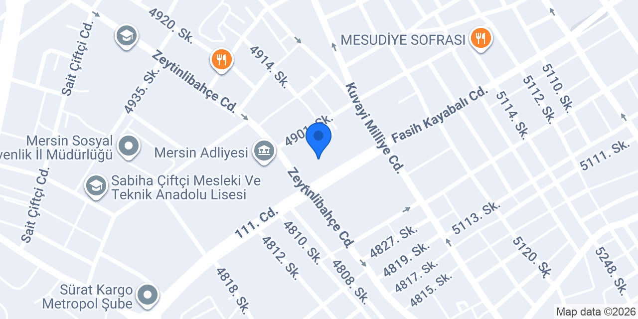 Akdeniz Taksi konumu