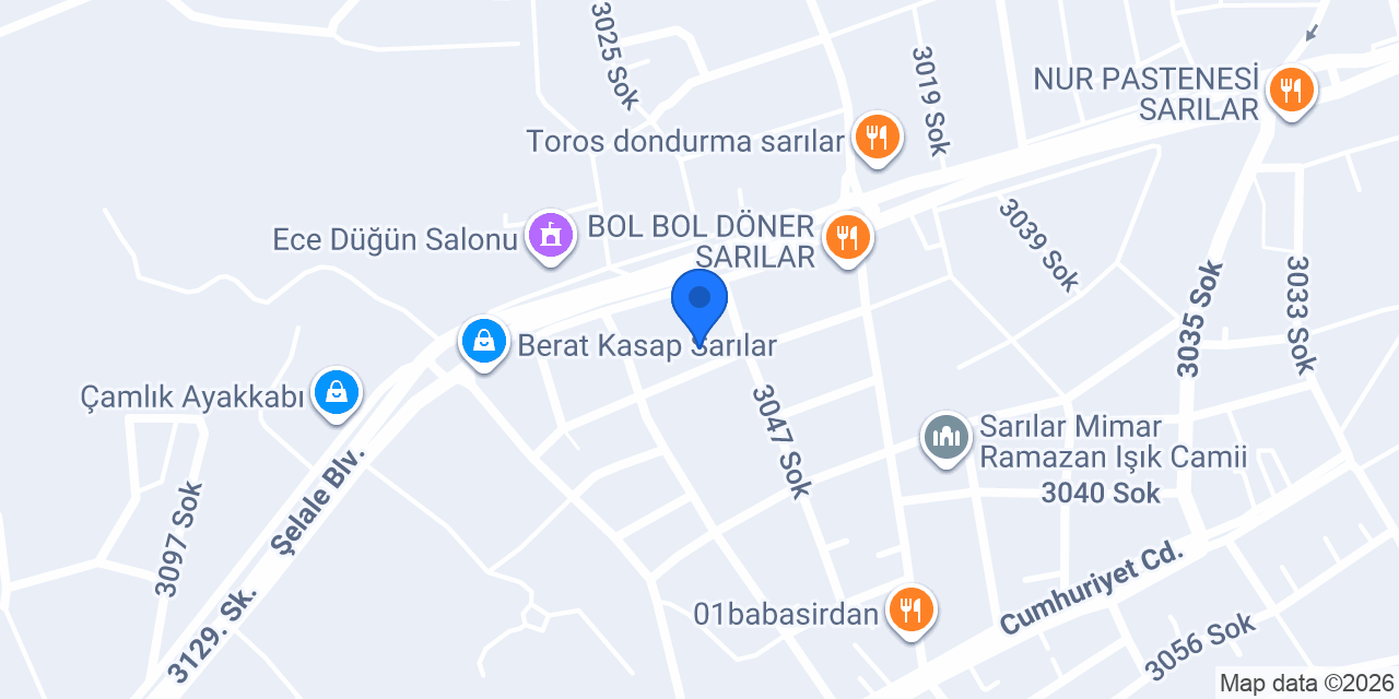 Kuşcu Tarım Market konumu