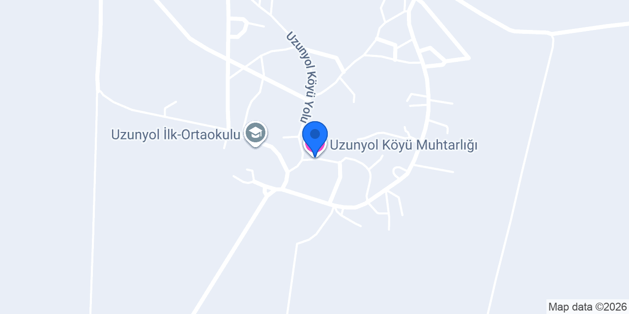 Uzunyol Köyü Muhtarlığı konumu