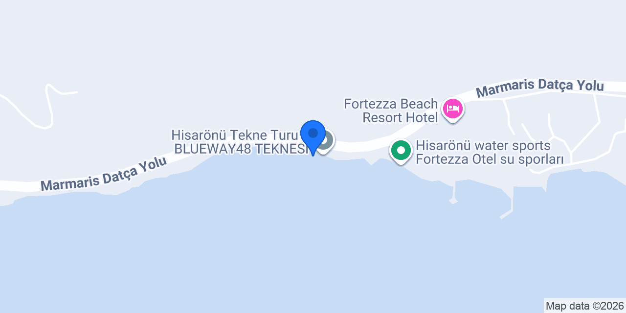 Hisarönü Tekne Turu - Granitsa Teknesi konumu