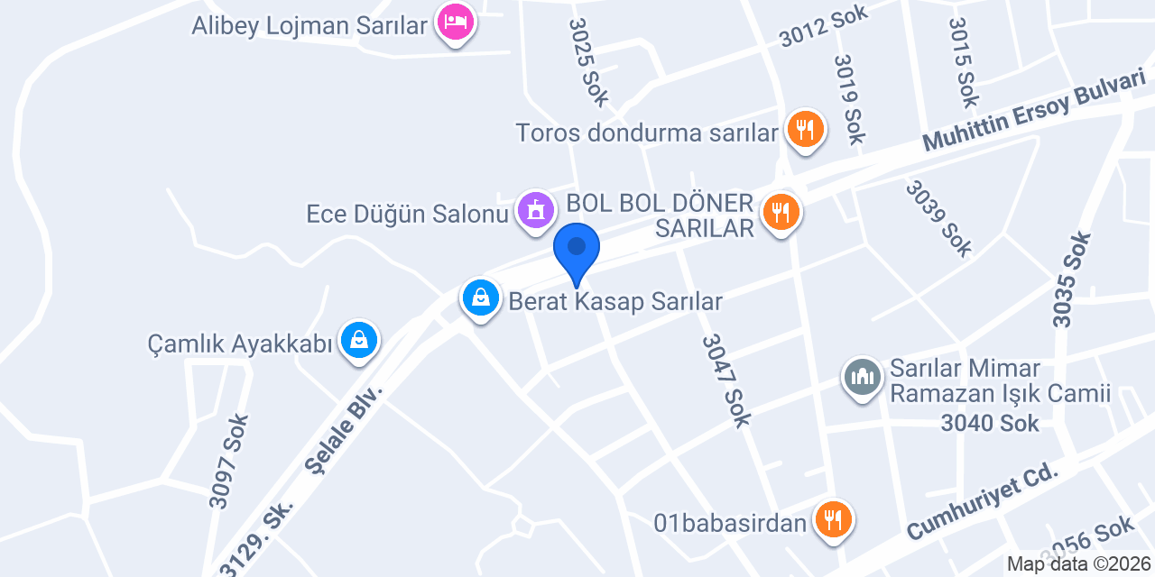 Ümit Mobilya konumu