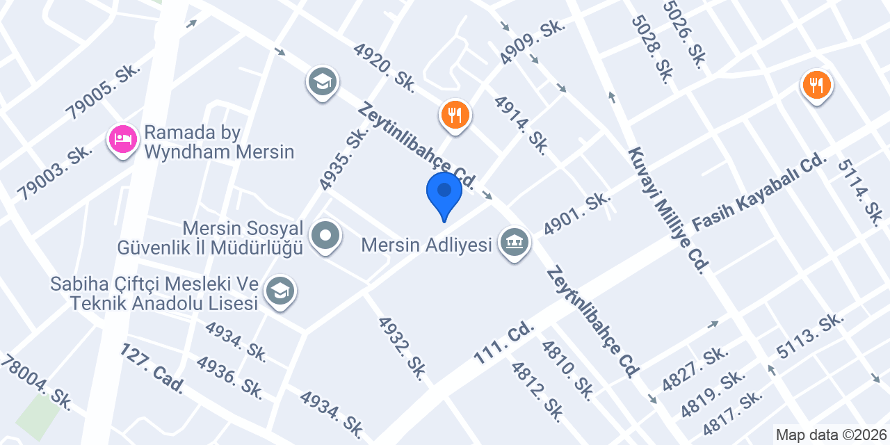 Hayalim Yemek Restoran konumu