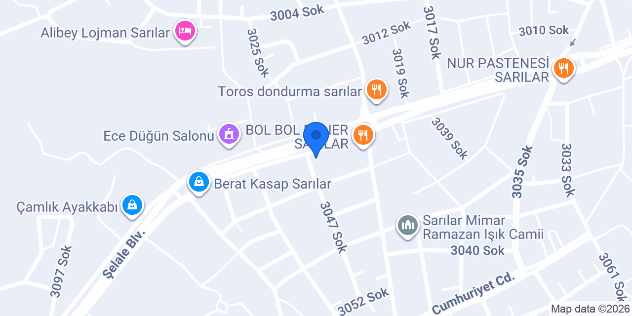 SEÇ MARKET SARILAR konumu