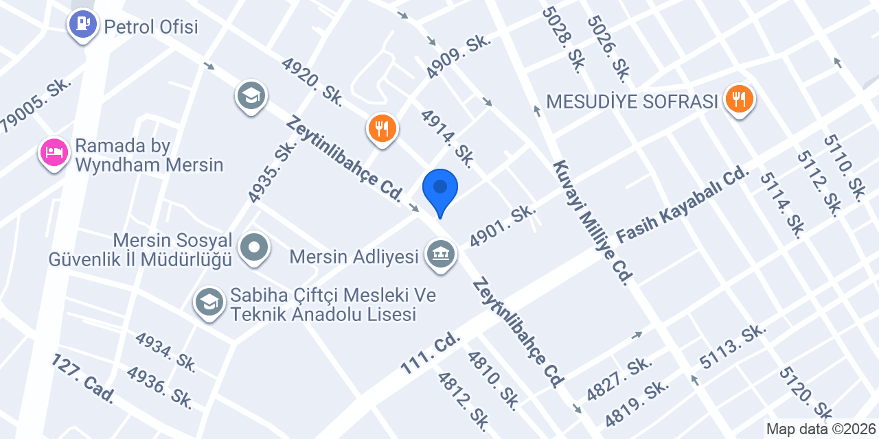 Av.Melike Ünal Hukuk Bürosu konumu