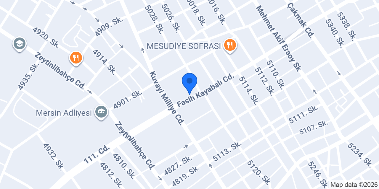 Şalk Hukuk Bürosu konumu