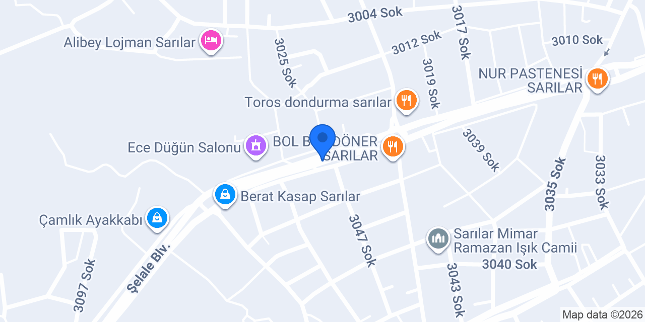 Şanet Kasap Mangal konumu