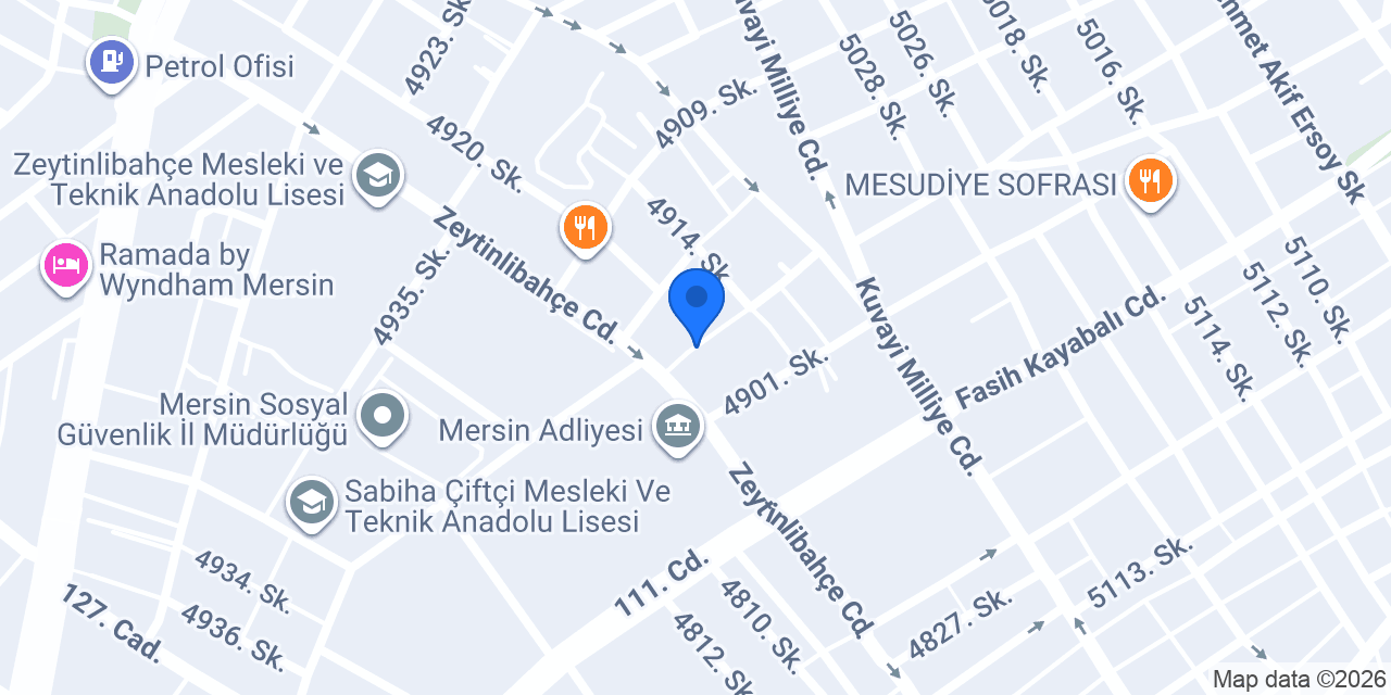 Avukat Büşra Dölek | Mersin konumu