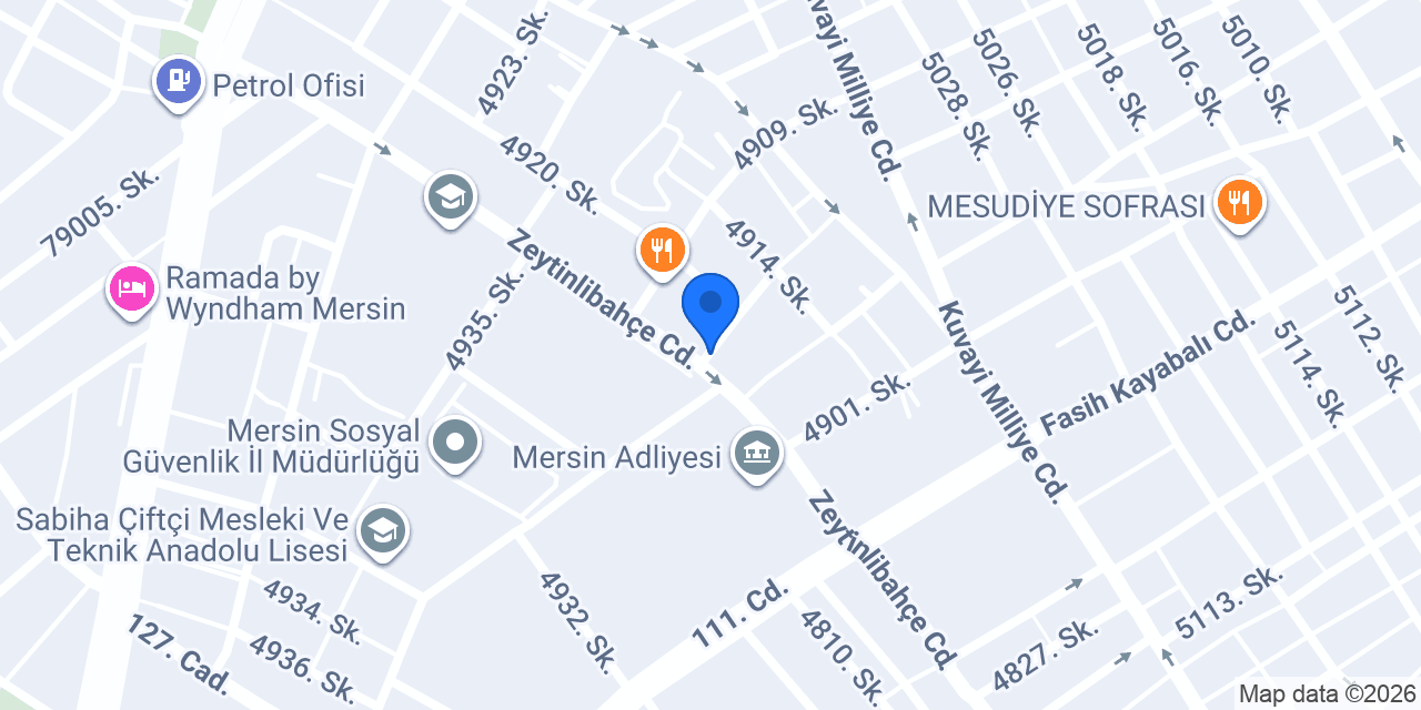 VESTA PSİKOTEKNİK MERKEZİ konumu