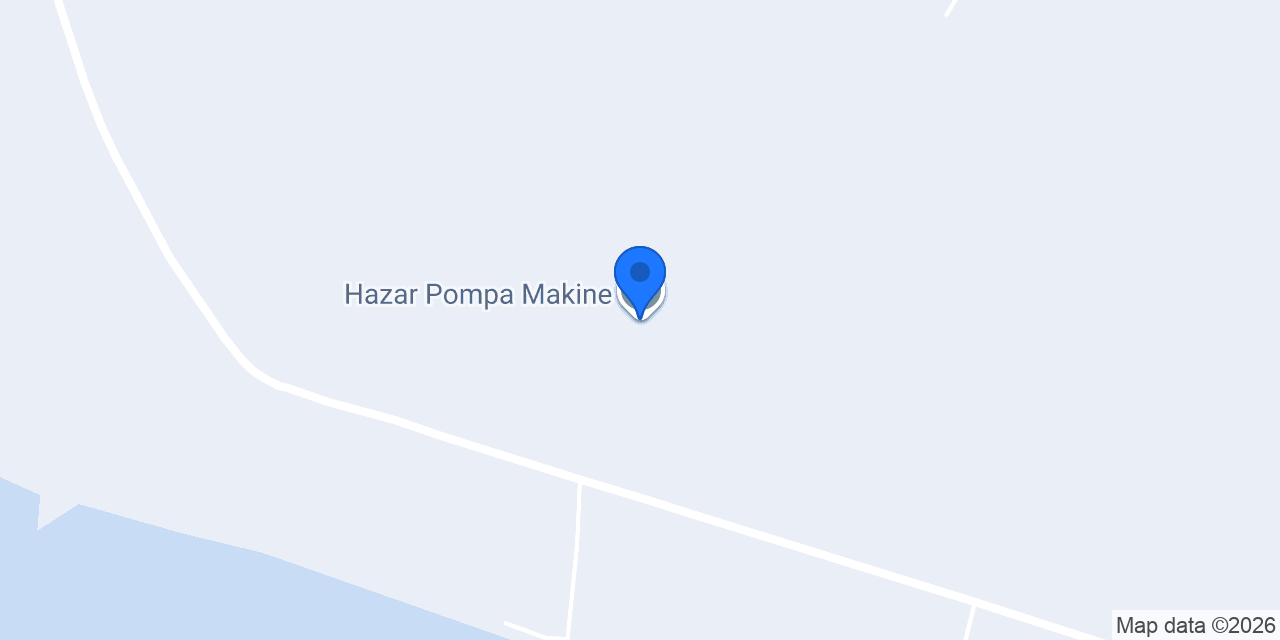 Hazar Pompa Makine konumu
