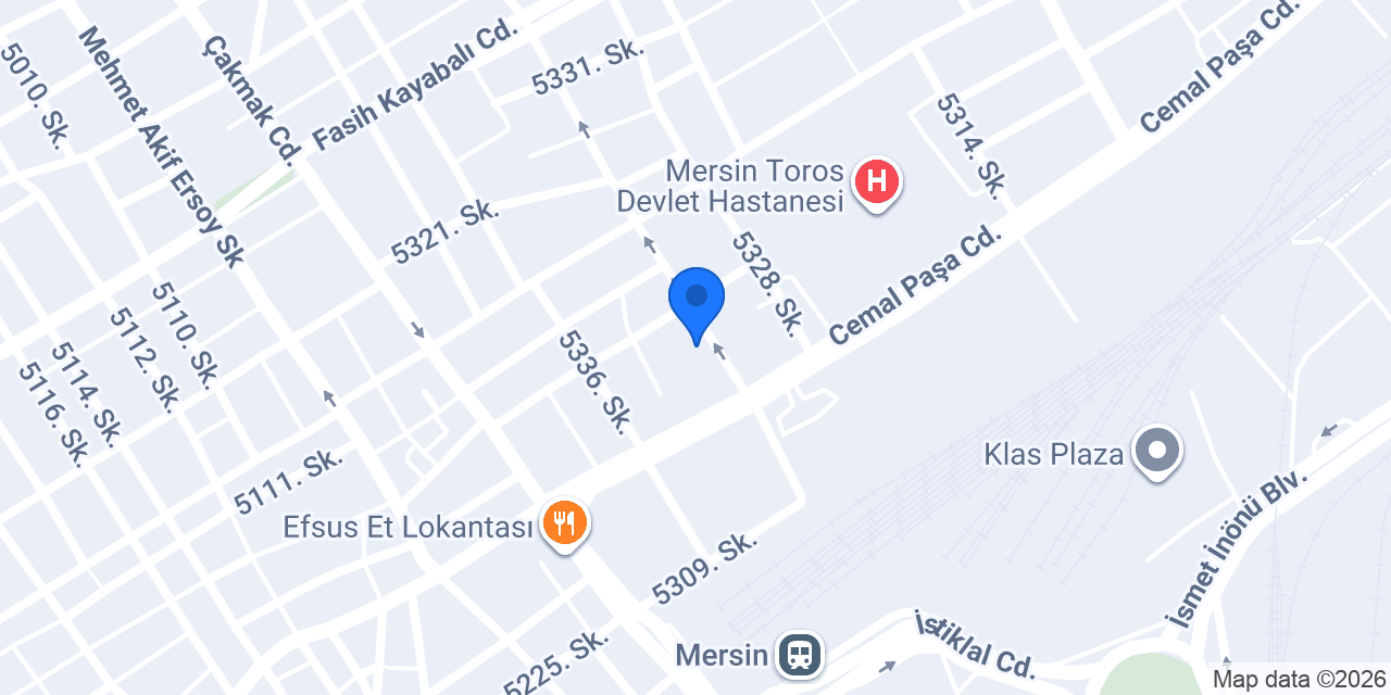 Mersin İkinci El Eşya Alanlar konumu
