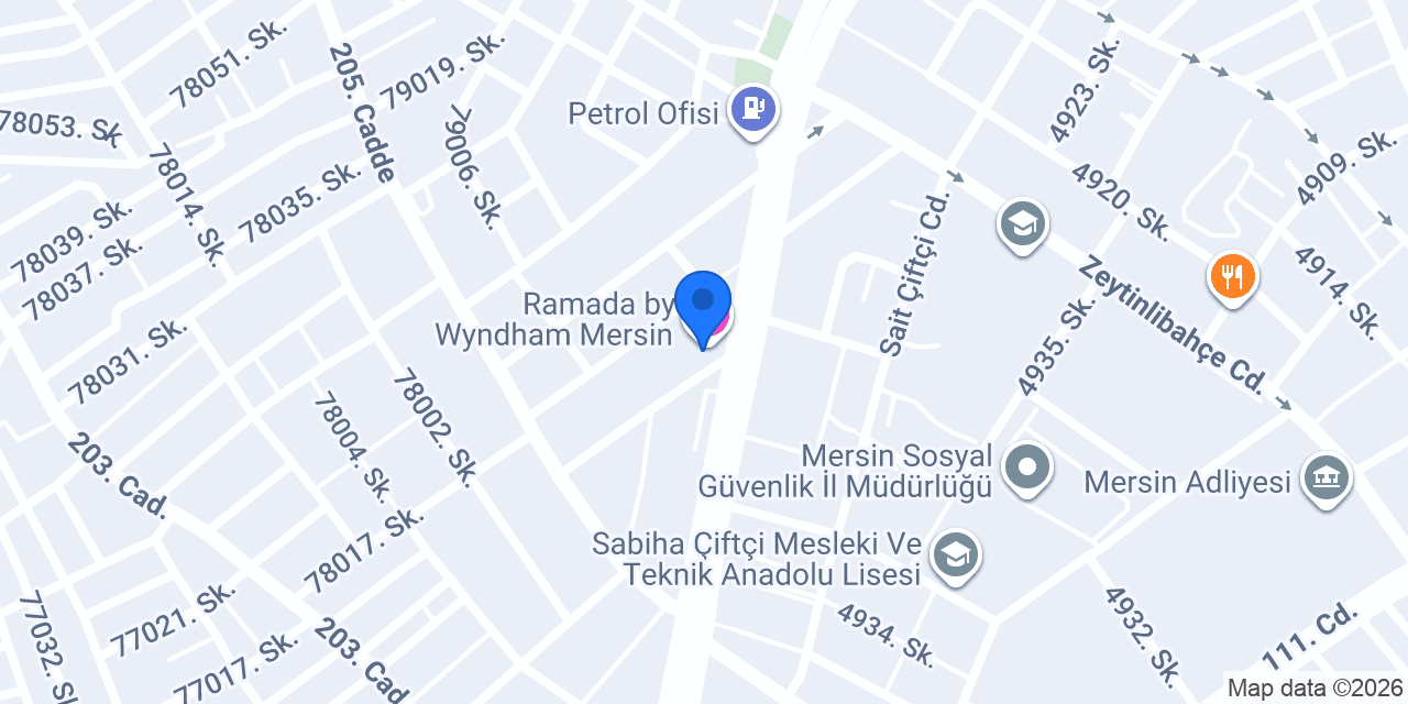 Büyük yalçın hotel konumu