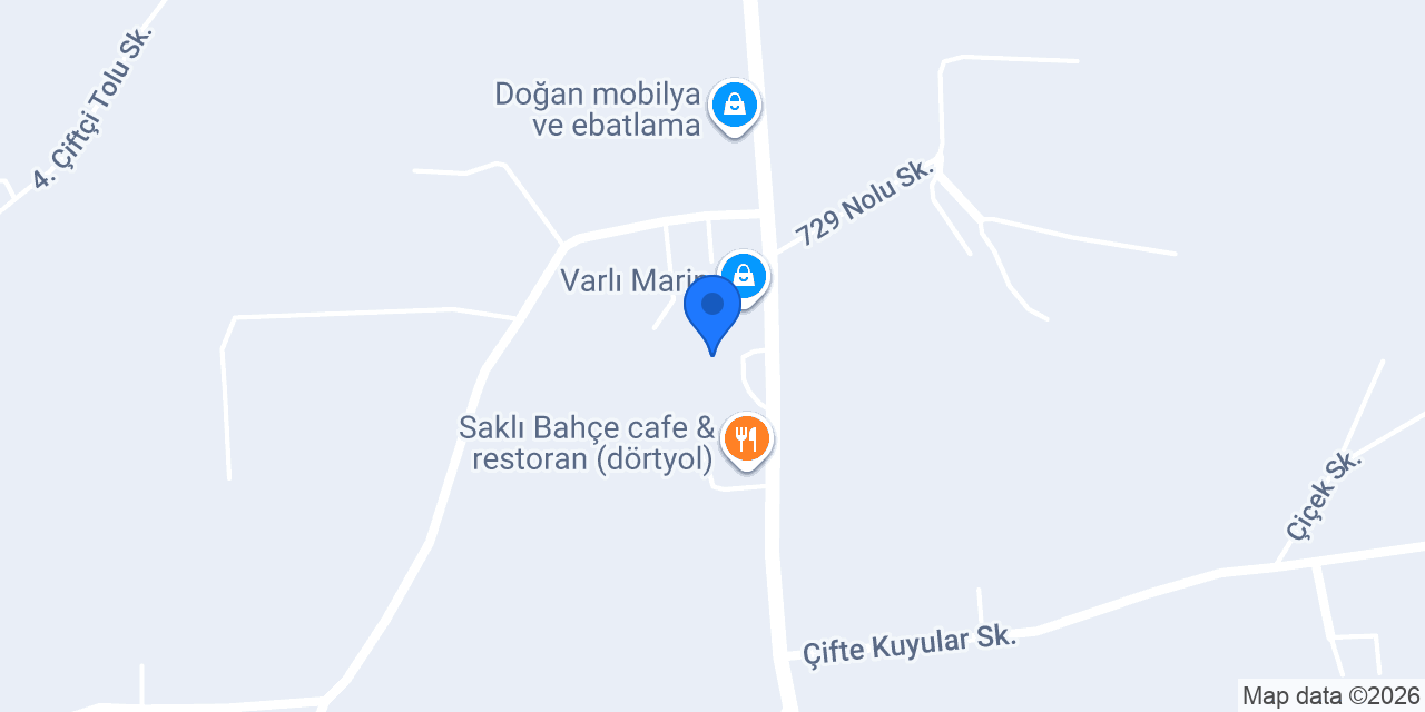 Inter Academy Hatay-Dörtyol konumu