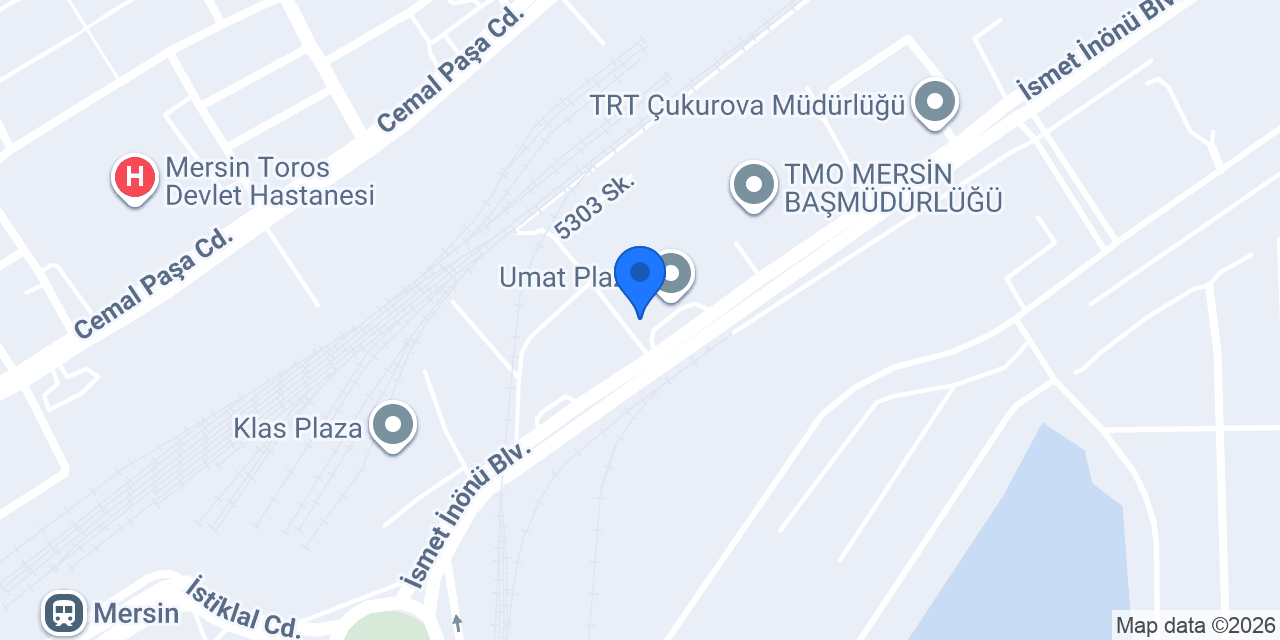 DenizBank Mersin Liman Şubesi konumu