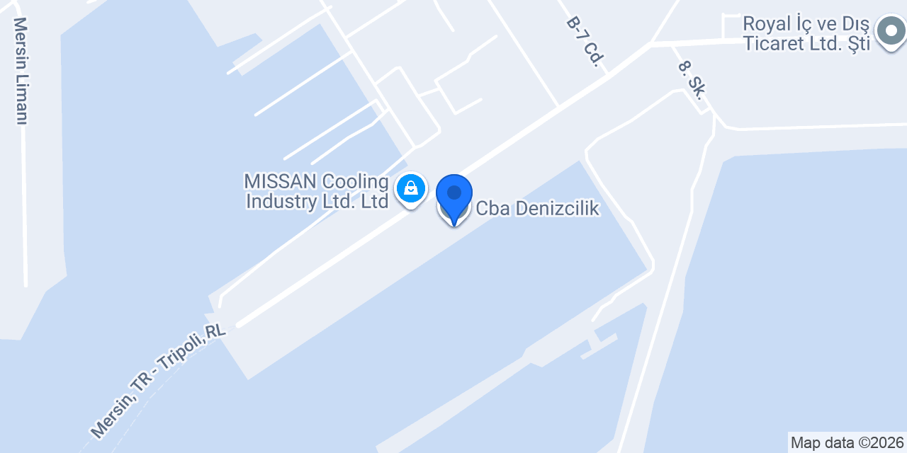 Cba Denizcilik konumu