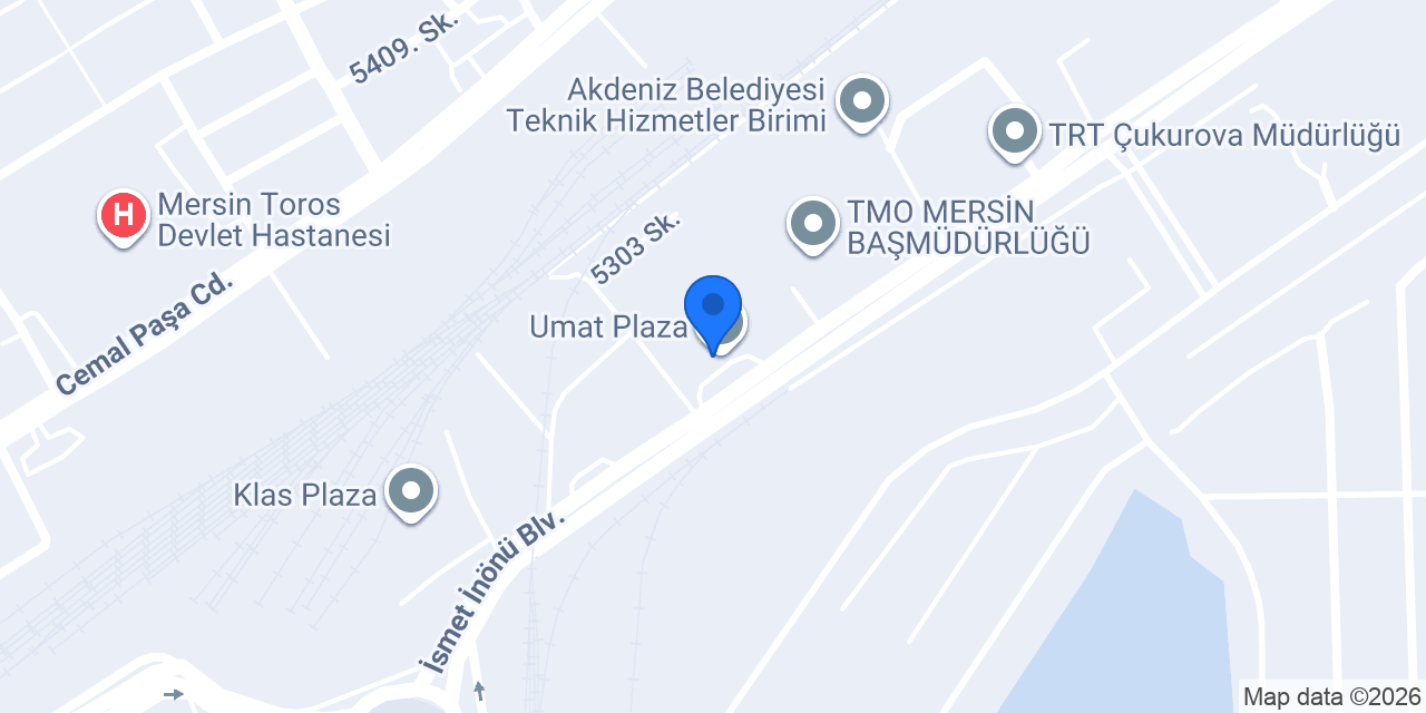 Halkbank Mersin Ticari Şubesi konumu
