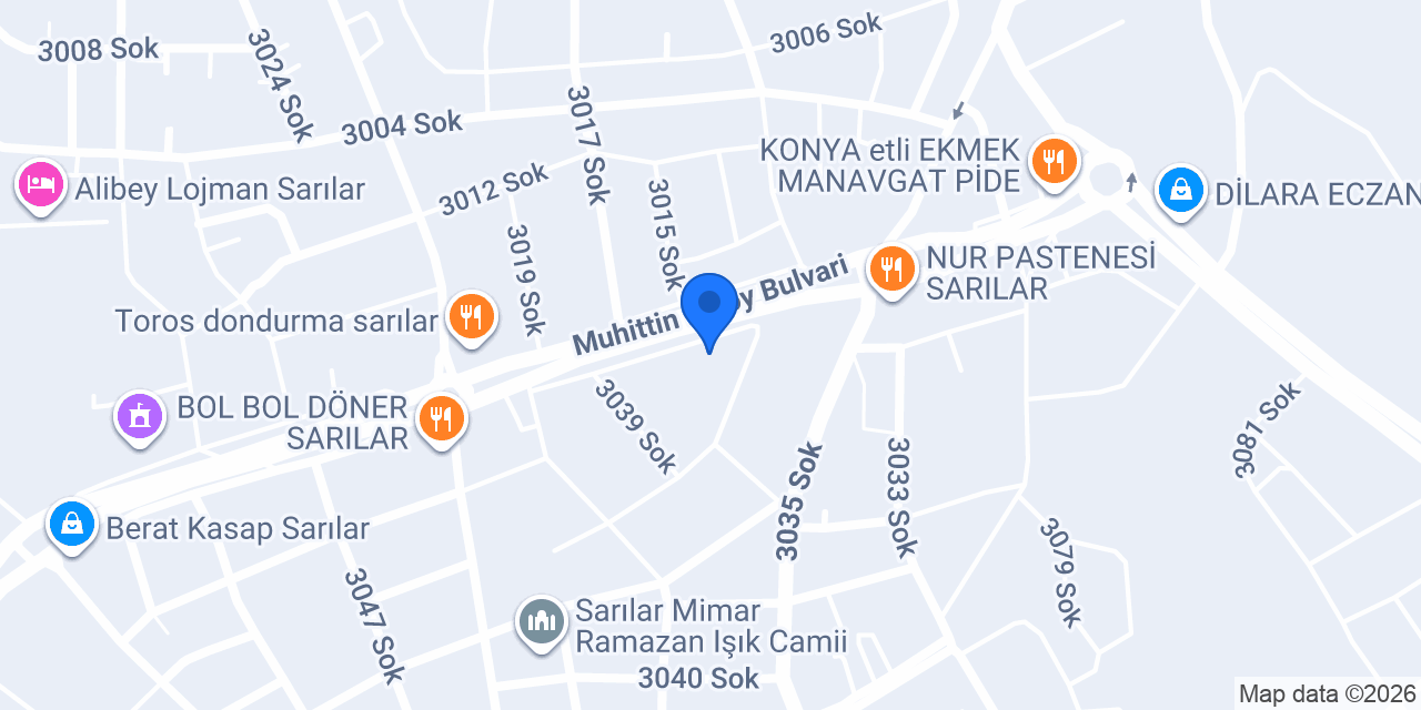 MEKAN KASAP konumu