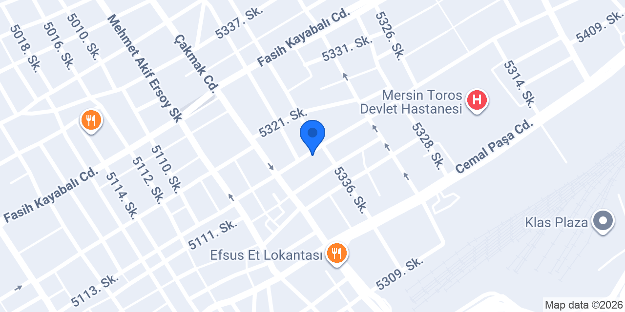 IŞIKSAN Klima Sistemleri Mersin konumu