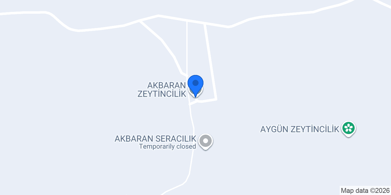 AKBARAN ZEYTİNCİLİK konumu