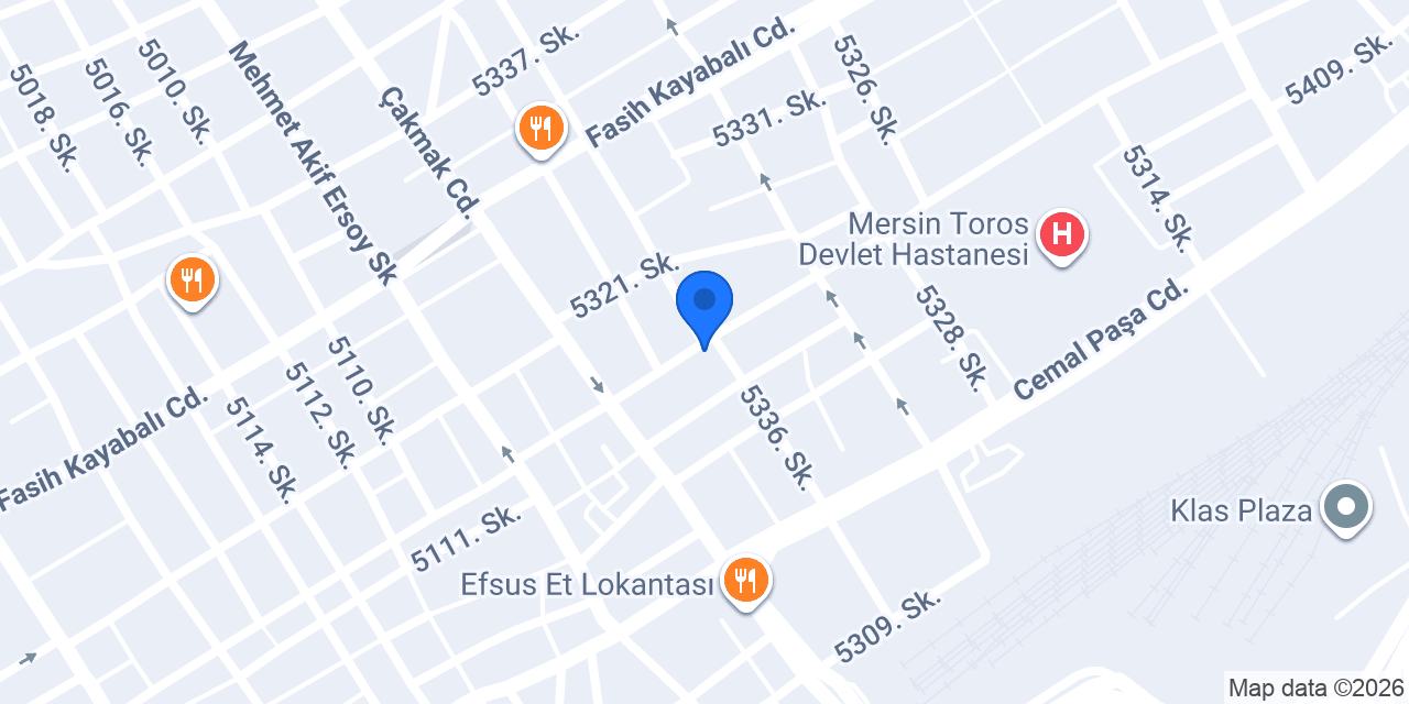 Mersin yarka konumu