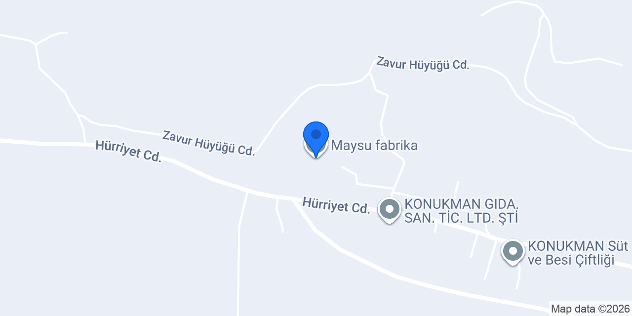 Maysu fabrika konumu