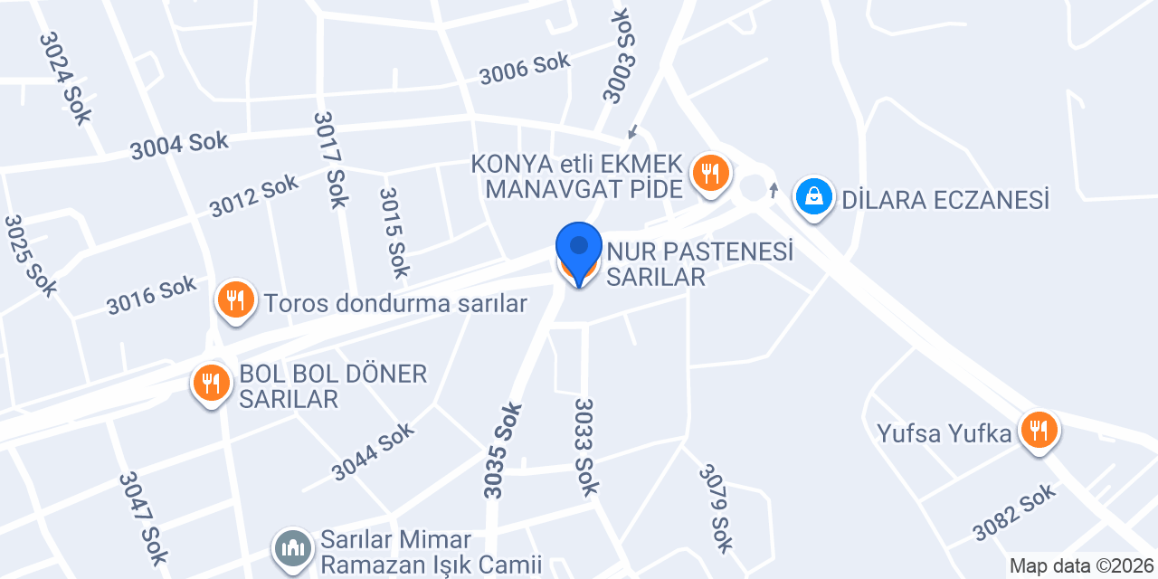 NUR PASTENESİ SARILAR konumu
