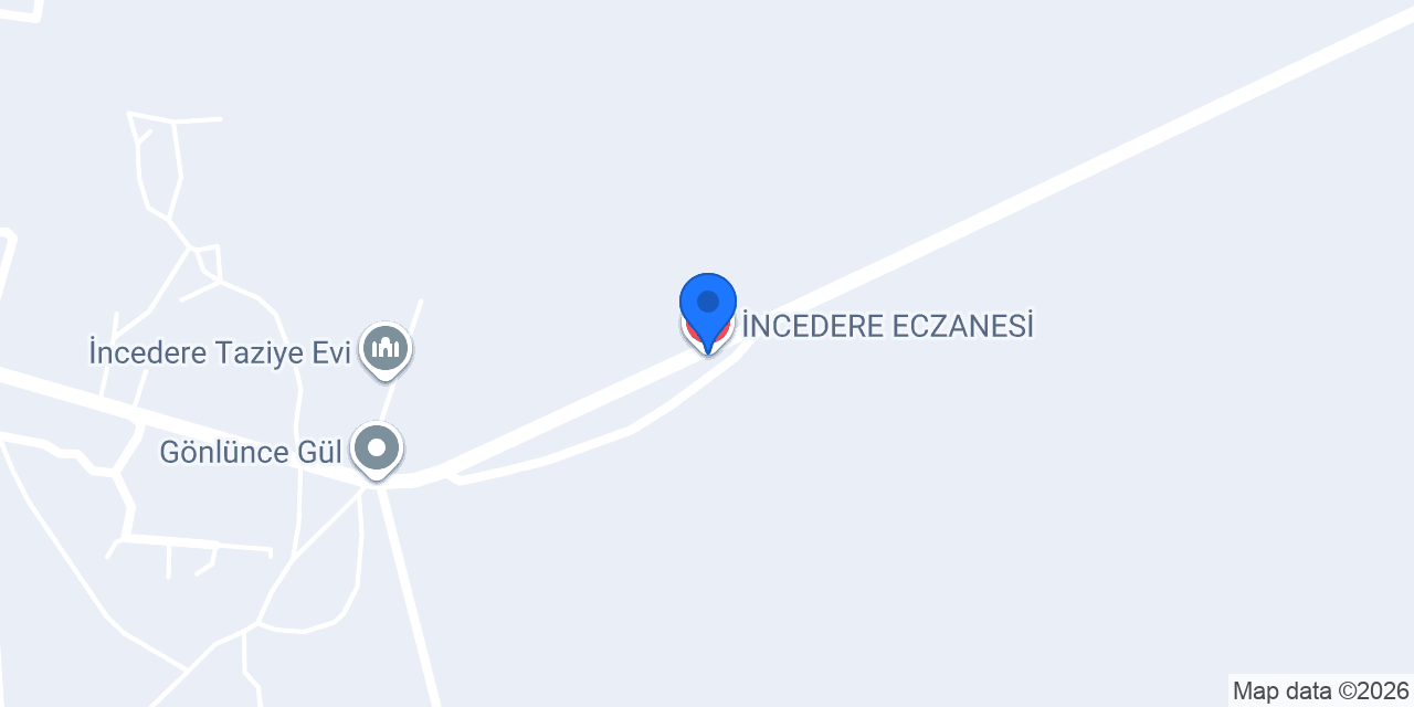 İNCEDERE ECZANESİ konumu