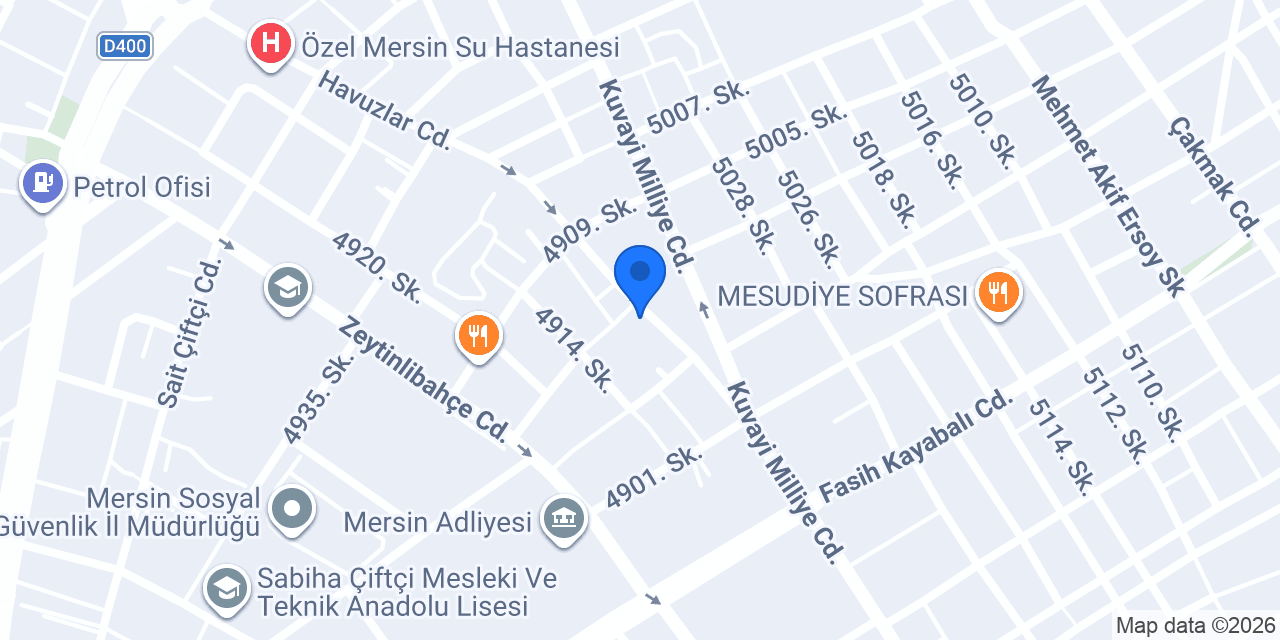 MERGEZ Turizm konumu