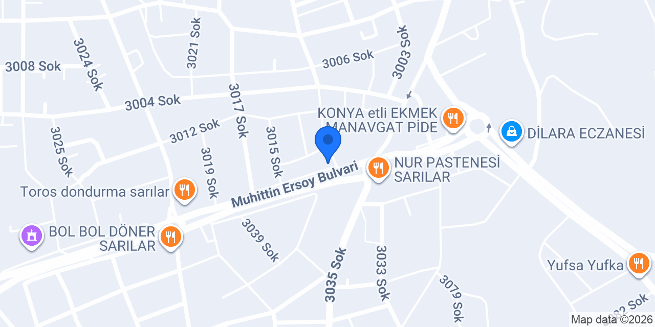 Efor Erkek Kuaförü konumu
