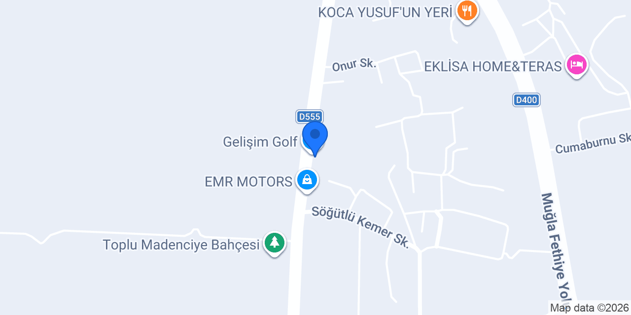 Gelişim Golf konumu
